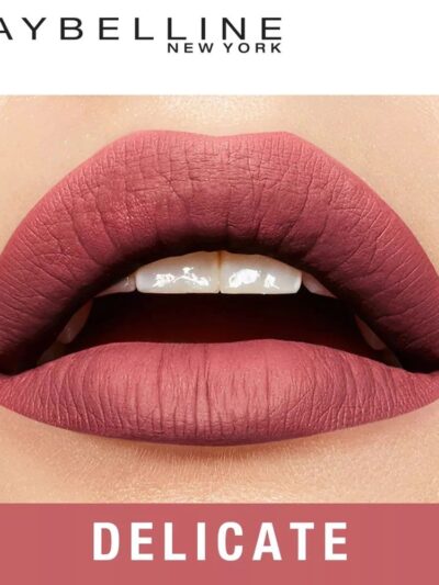 Maybelline superstay matte liquid lipstick in shade delicate