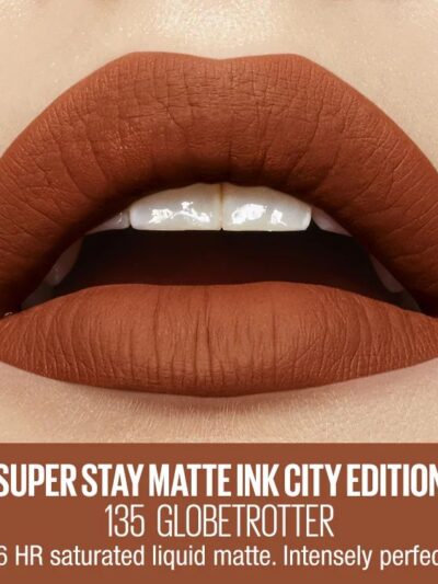 Maybelline superstay matte liquid lipstick in shade globetrotter