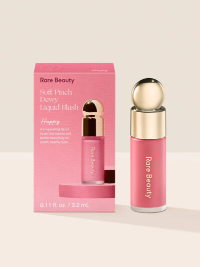 Rare Beauty mini liquid blush happy